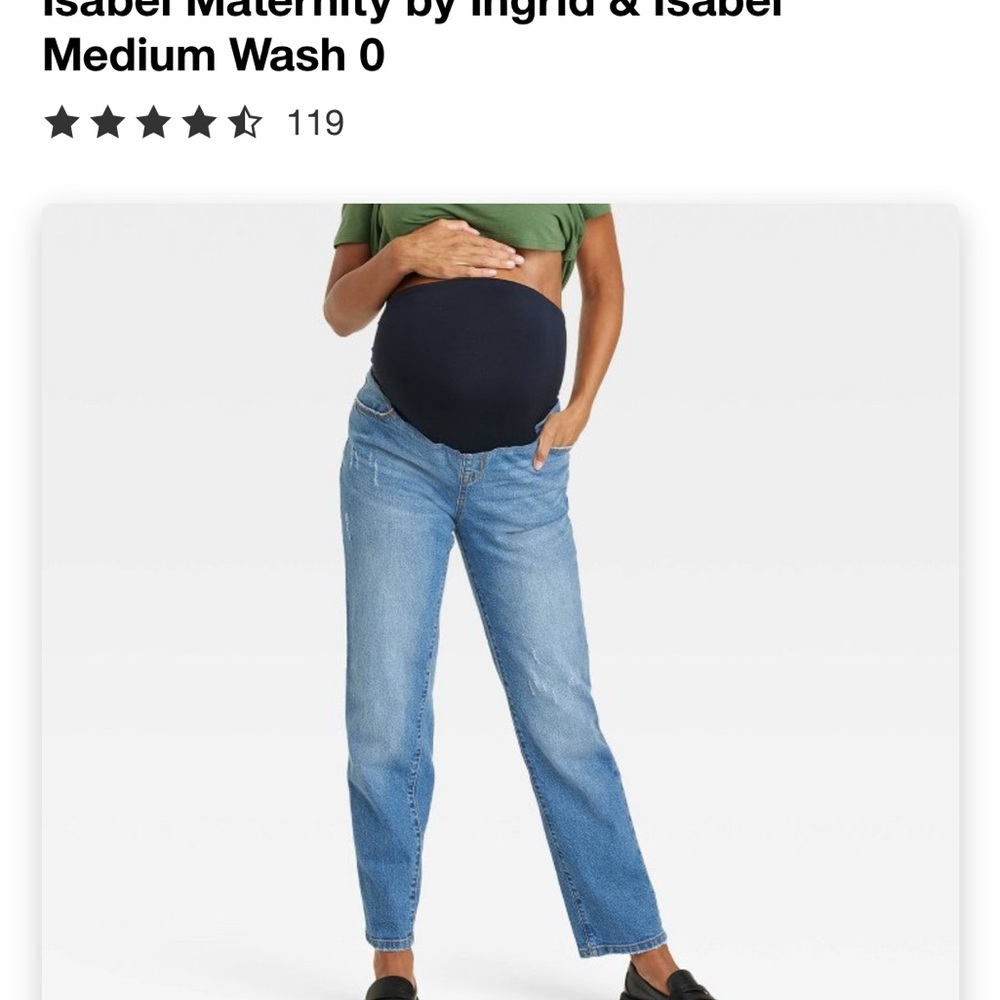 Isabel Maternity by Ingrid & Isabel Medium Wash Jeans